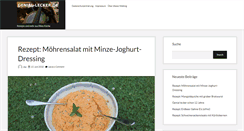Desktop Screenshot of genial-lecker.de