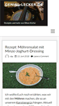 Mobile Screenshot of genial-lecker.de