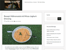 Tablet Screenshot of genial-lecker.de